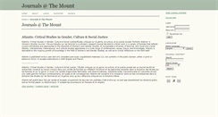 Desktop Screenshot of journals.msvu.ca